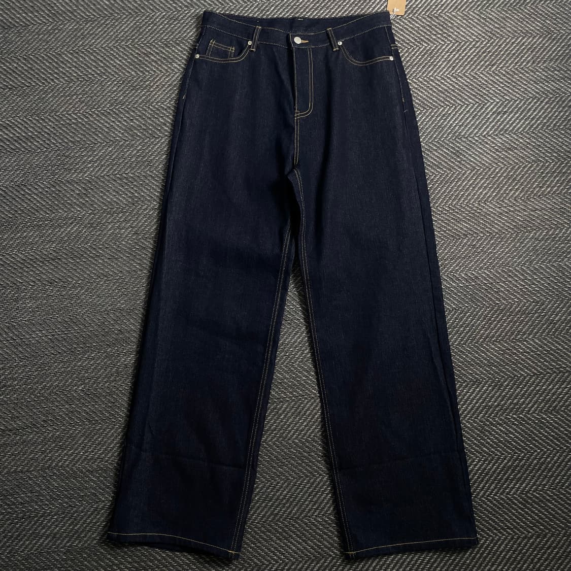 아코스튜디오 백 포켓 베어 스티치 생지 팬츠o 4613 상품이미지4