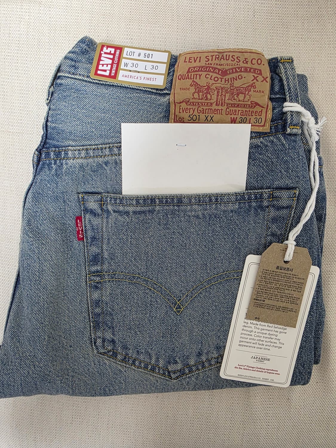 리바이스 LVC 55501 블랙잭 (30/30) 상품이미지1