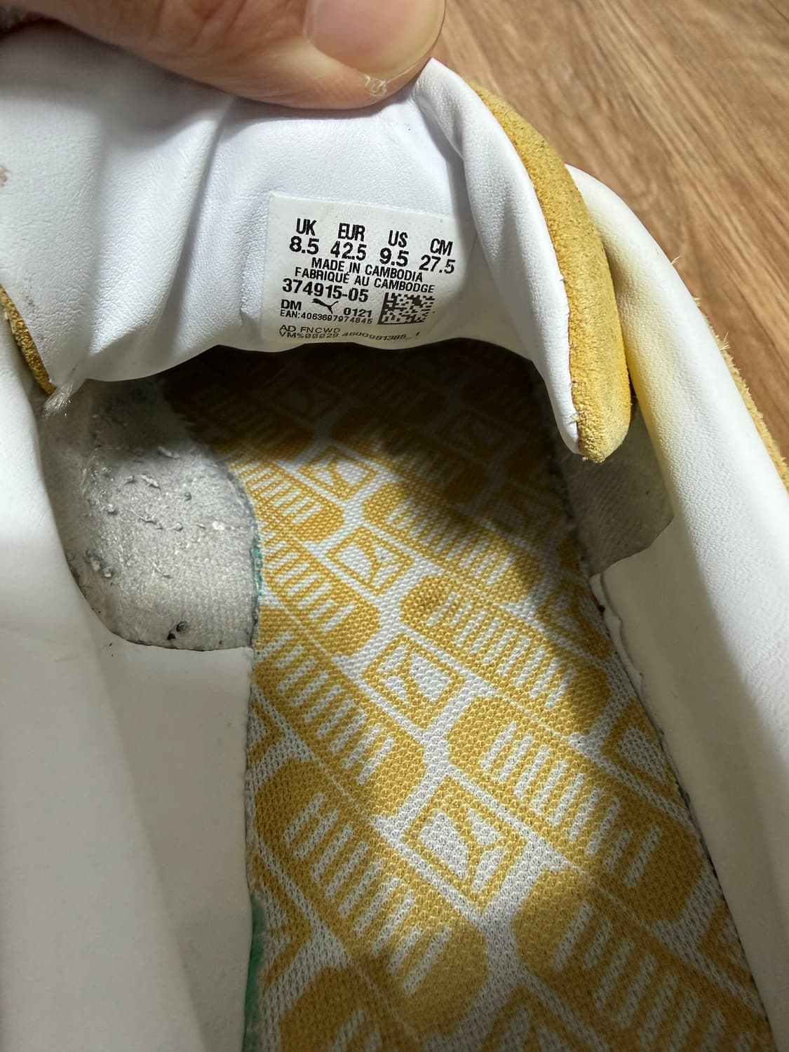 퓨마 스웨이드 클래식 머스타드 상품이미지6