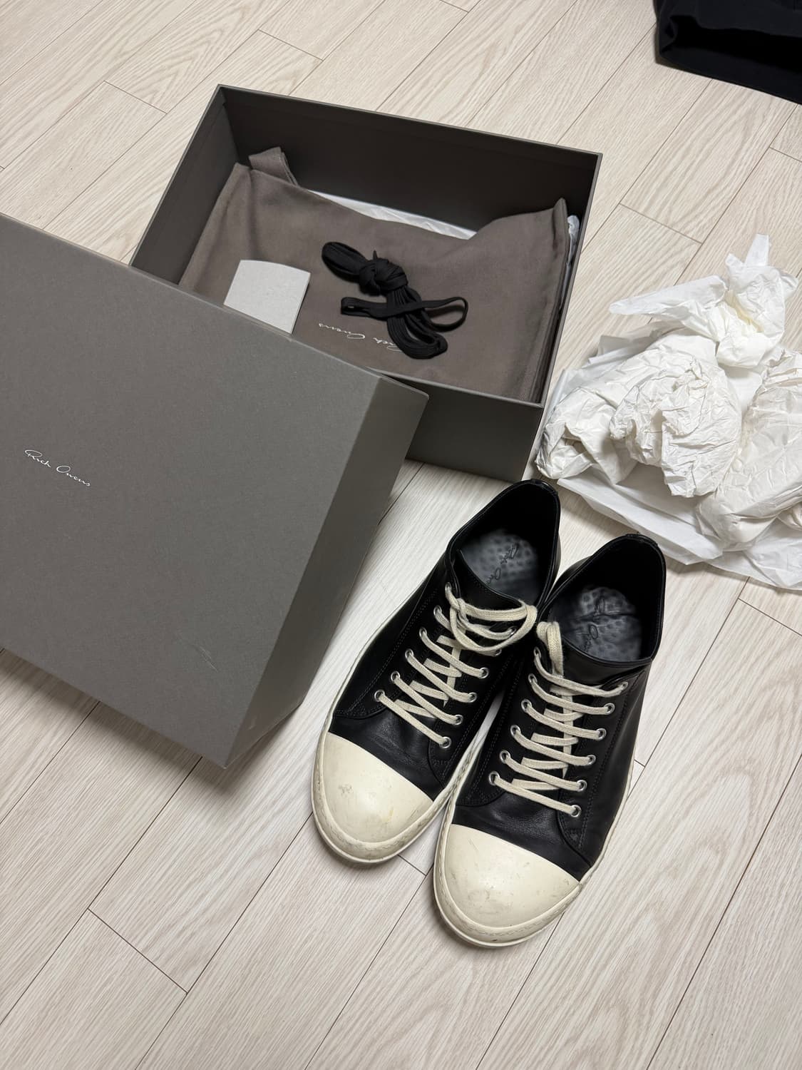 릭오웬스 릭컨 라몬즈 42.5 사이즈 상품이미지7