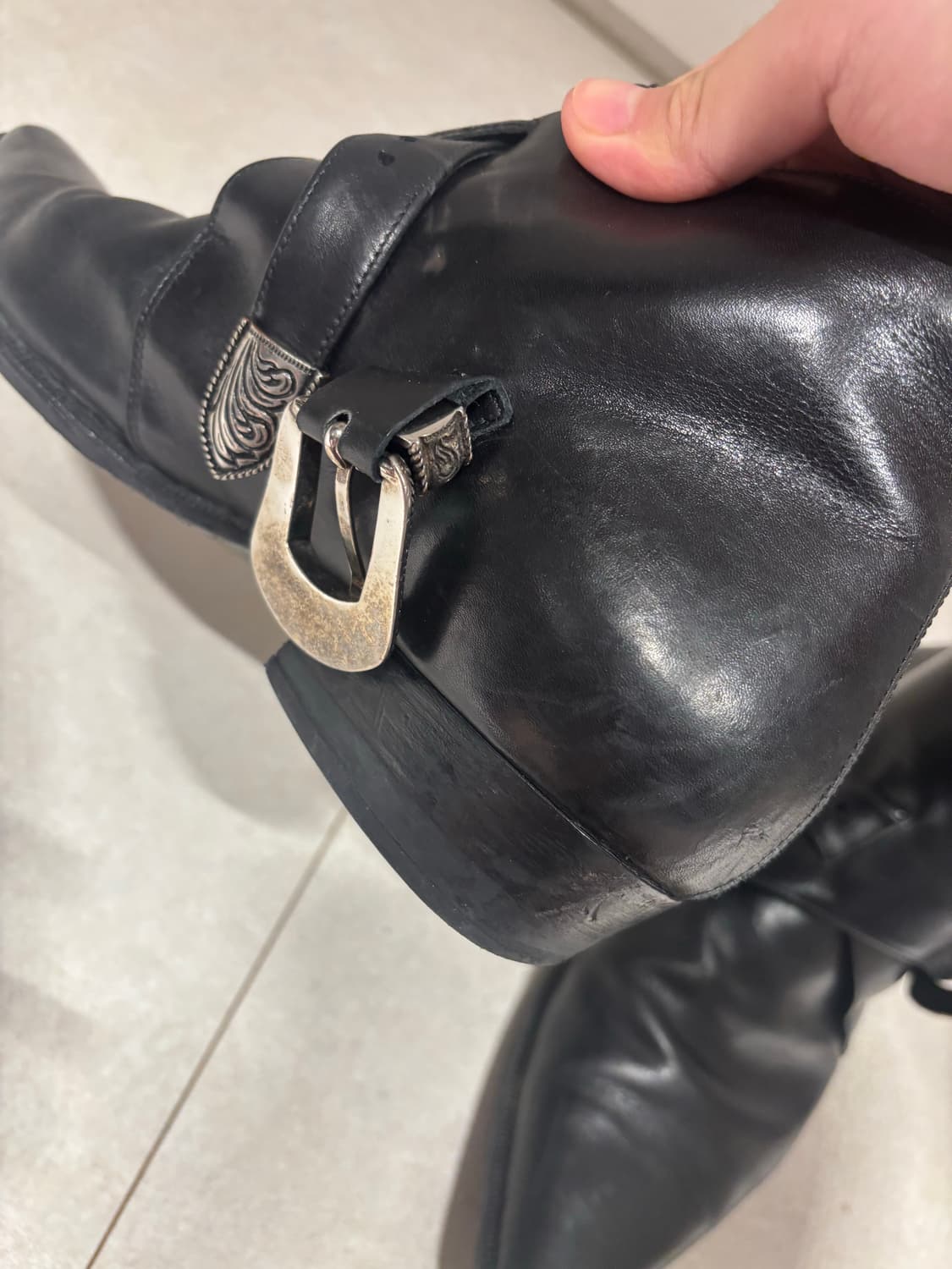 생로랑 ss14 덕키스 부츠 상품이미지6