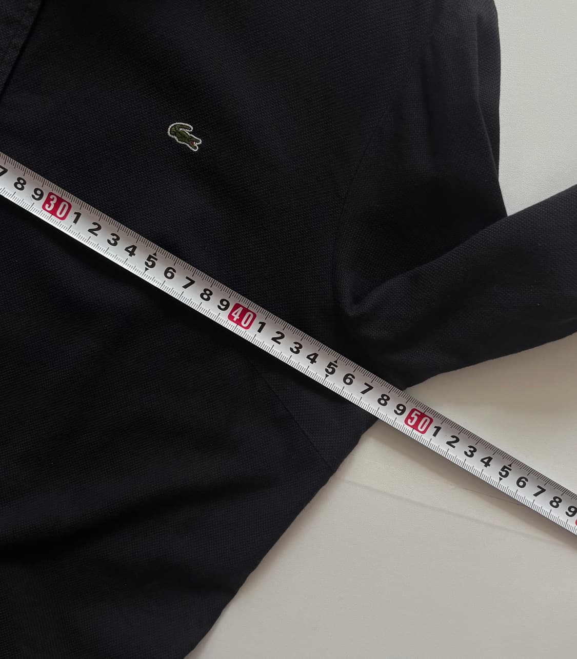 Lacoste 라코스테 솔리드 블랙 셔츠 상품이미지6