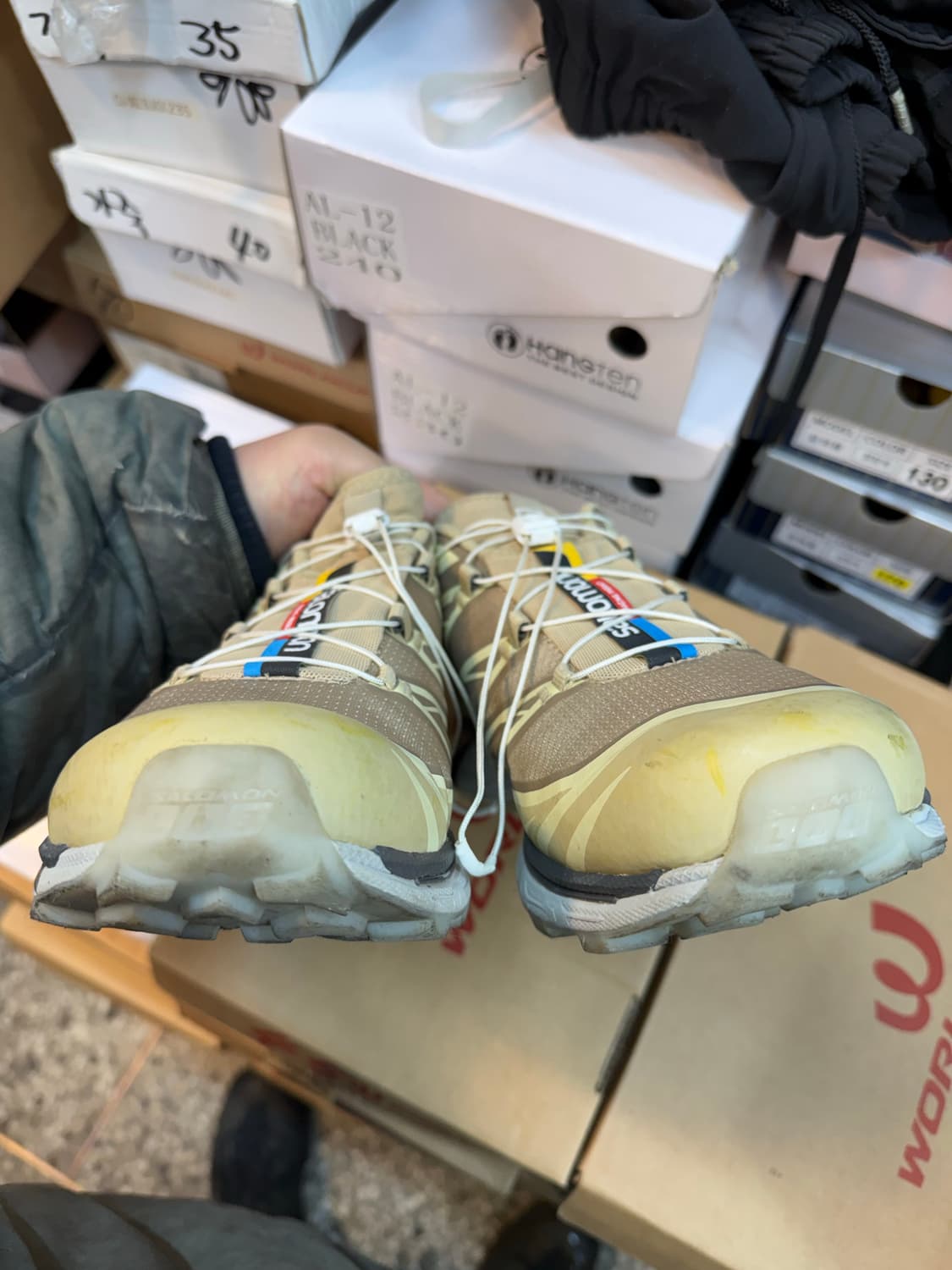 (290) 살로몬 XT-6 클리어 사파리 바닐라 아이스 상품이미지7