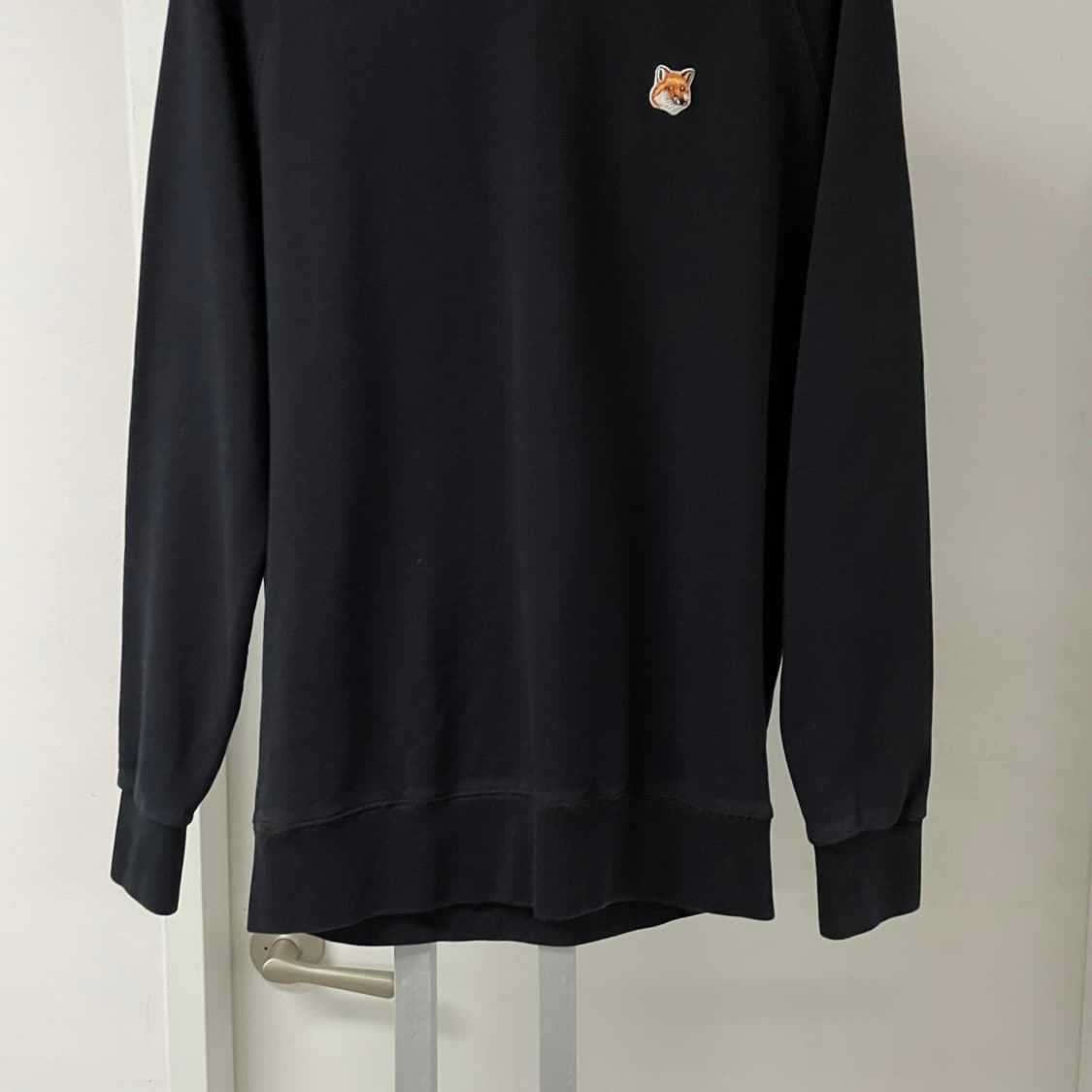 메종키츠네 폭스 블랙 맨투맨 L 상품이미지3