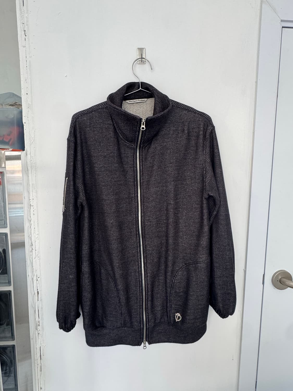 더오픈프로덕트 하이넥자켓 그레이 상품이미지2