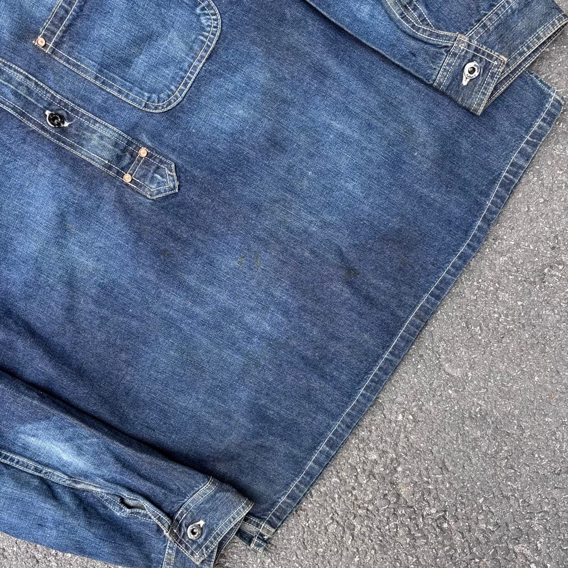 일본 슈가케인 풀오버 셔츠 상품이미지5