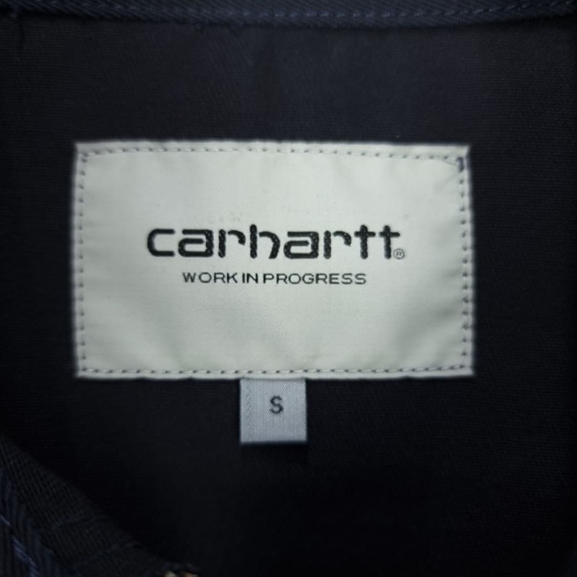 [칼하트 X 슬램잼](새상품)하프 집업 풀오버 셔츠 네이비 P01414 상품이미지8