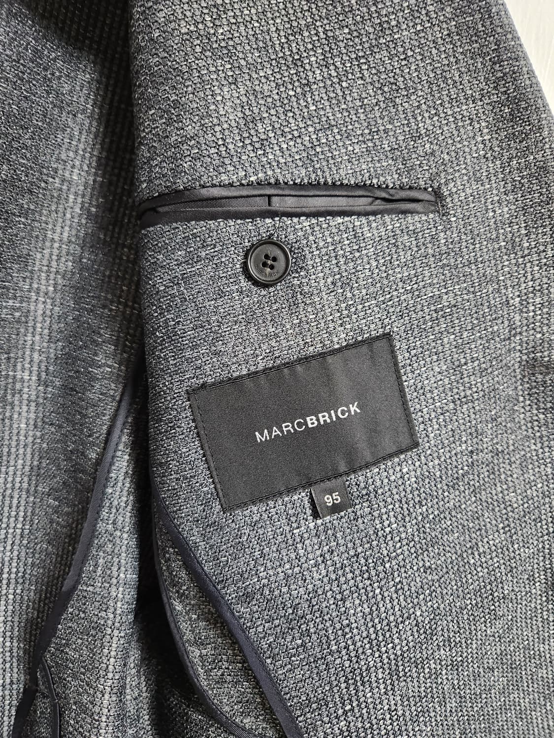 MARCBRICK 회색 남성 SS 블레이저 자켓 95 상품이미지5