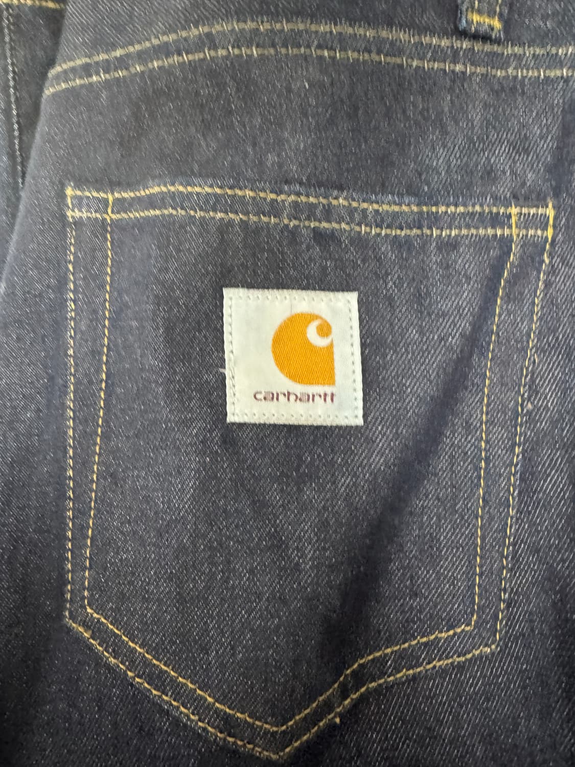 칼하트 로버트슨 데님 랜든 팬츠 블루 린스드 상품이미지4