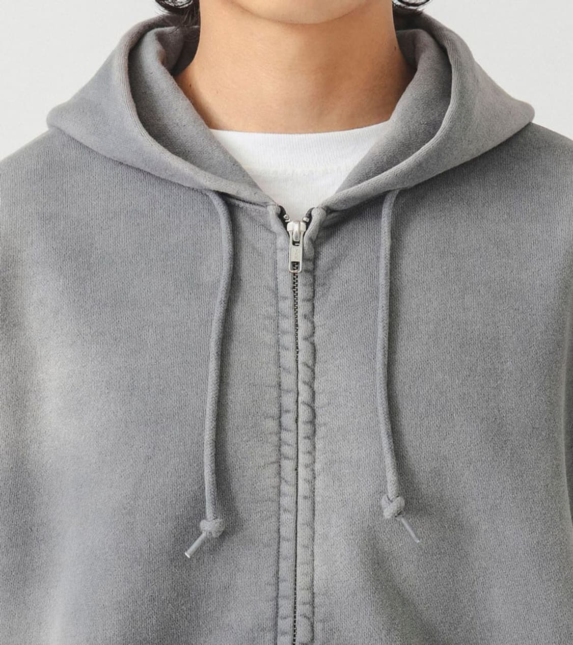 BEAMS - 25SS HEAVY COTTON FADE HOOD ZIP 상품이미지3