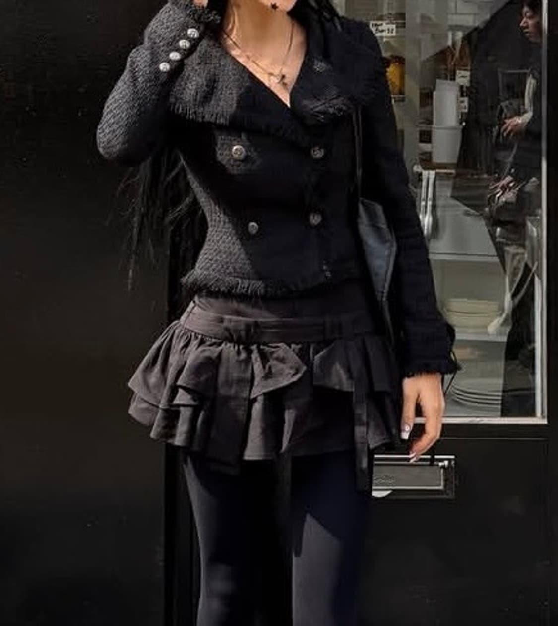 ODOR Fringe line jacket 상품이미지4