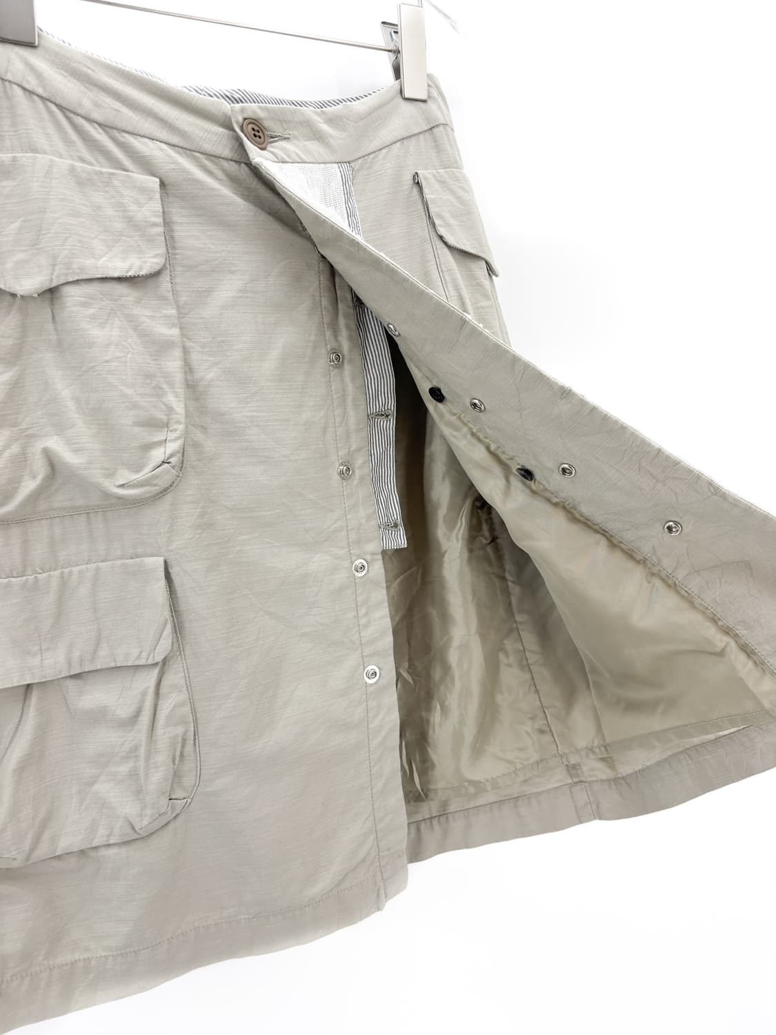  빈티지 거즈 패치워크 카고 스커트 상품이미지7