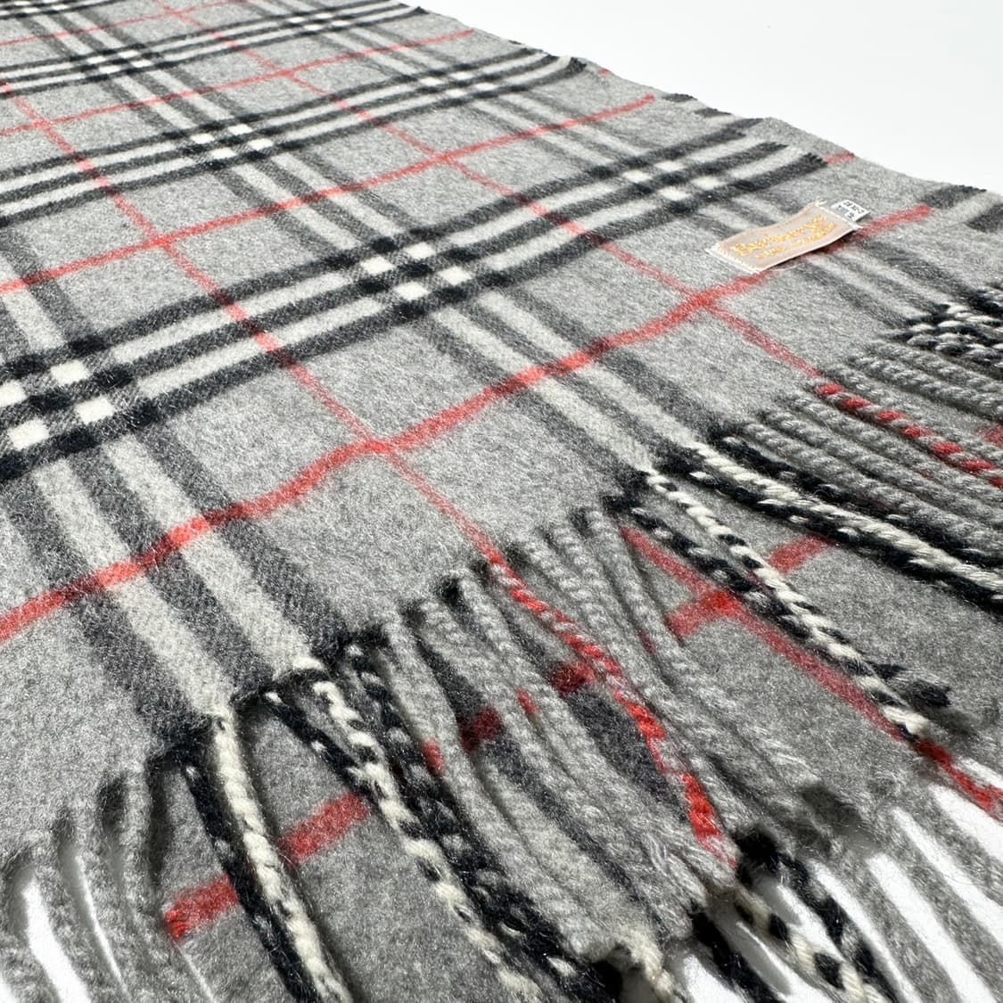 버버리 캐시미어 100% 체크 머플러 목도리 상품이미지4