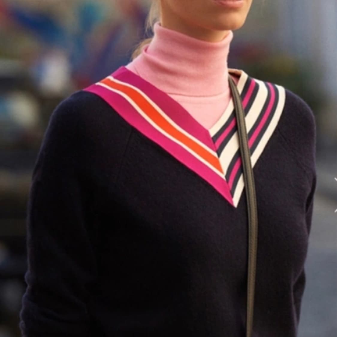 국내정품 산드로 울 브이넥 니트 여성 S ~ M 상태굿 사랑봉봉 상품이미지1