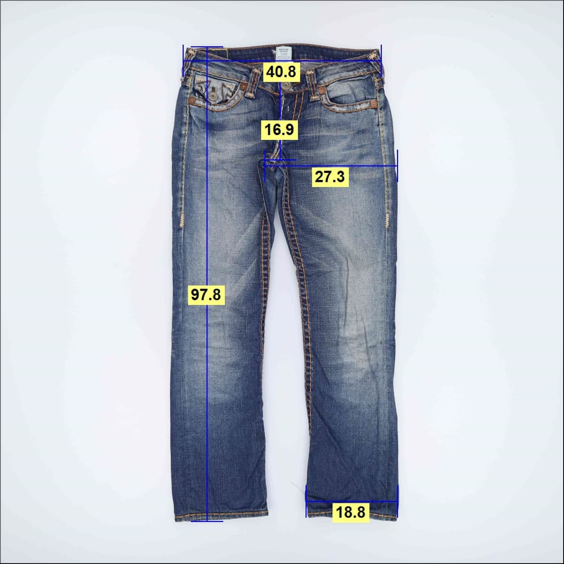 27 트루릴리전 여성 스트레이트 팬츠 0202H2 상품이미지9