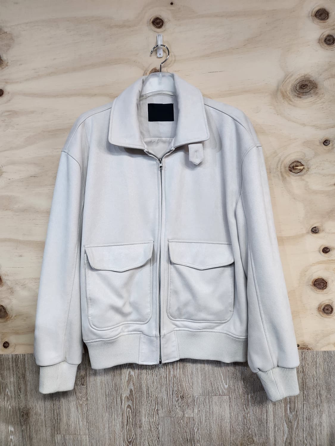 1059) 블랙모먼트 스웨이드 오버핏 자켓 상품이미지1