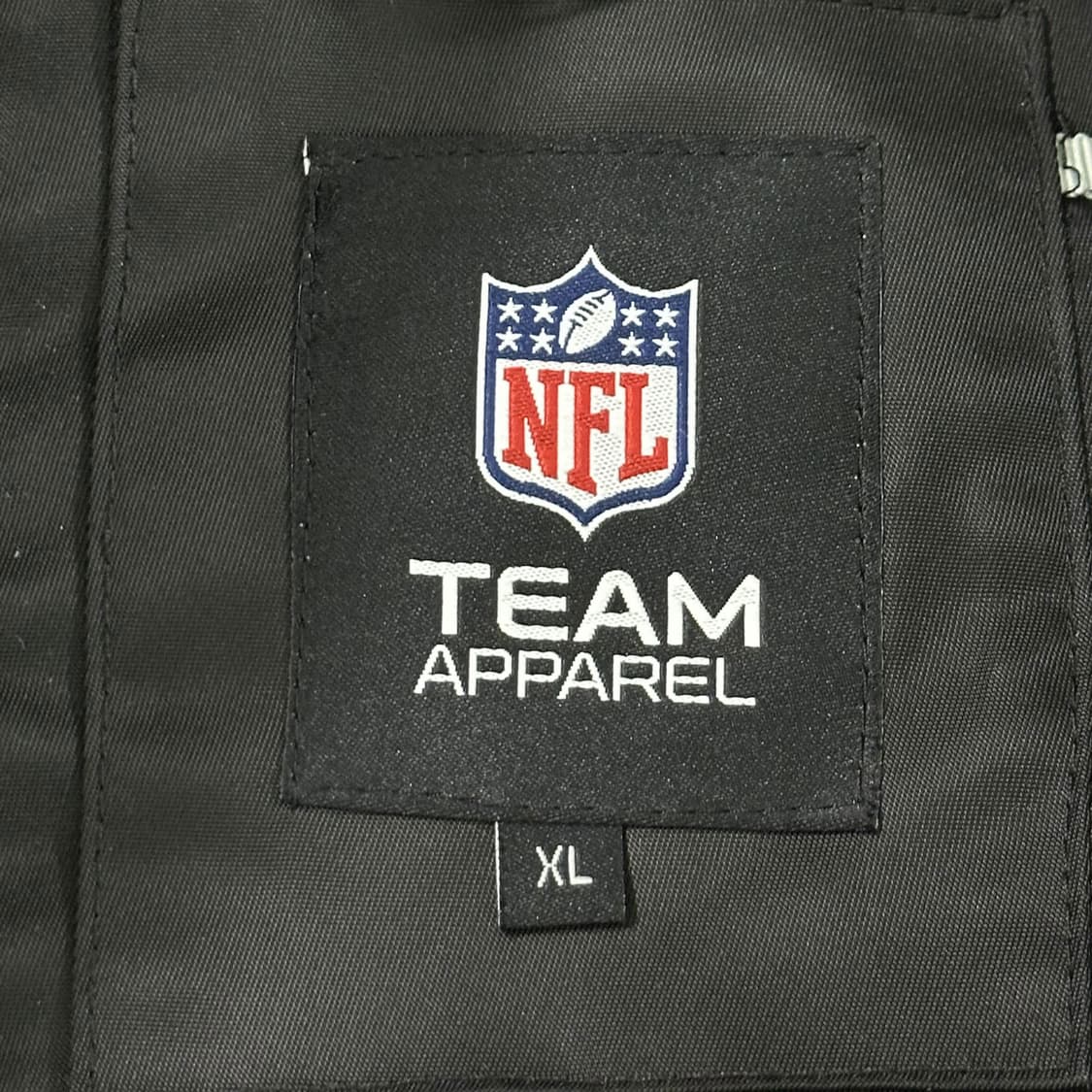 NFL 패치로고 새틴 바시티 자켓 봄버자켓 블랙 XL 상품이미지9