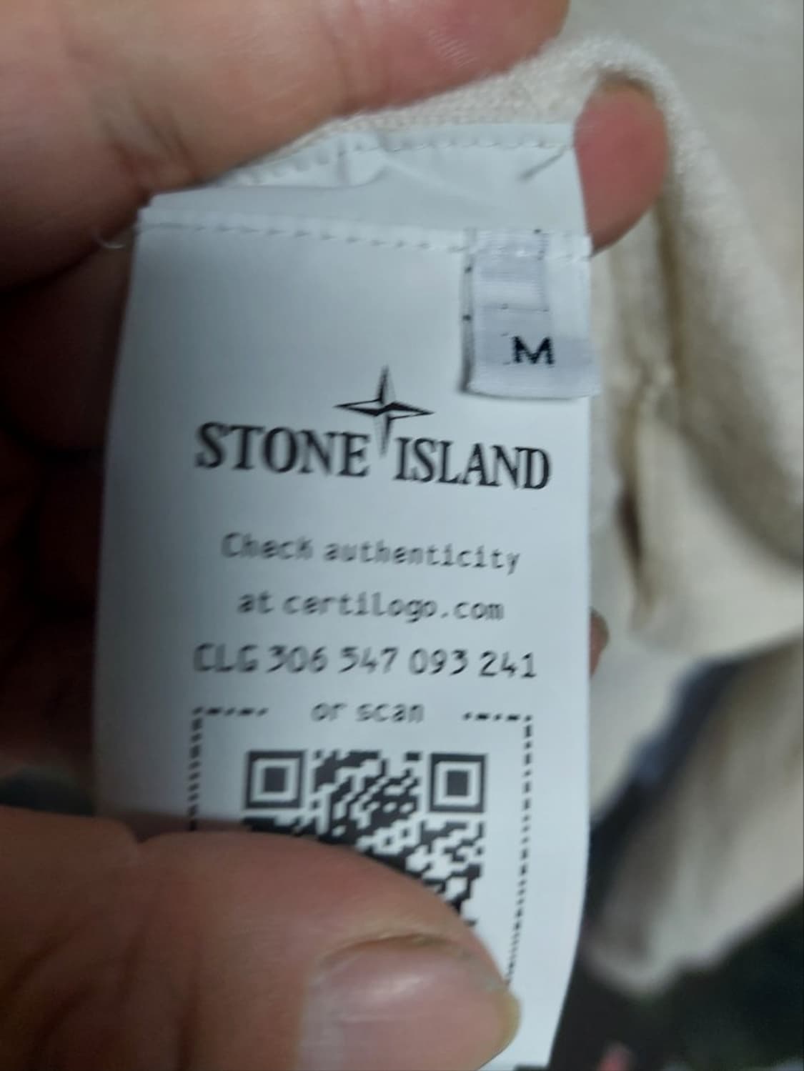 스톤아일랜드 크루넥 울 100프로 니트 아이보리 M 상품이미지5