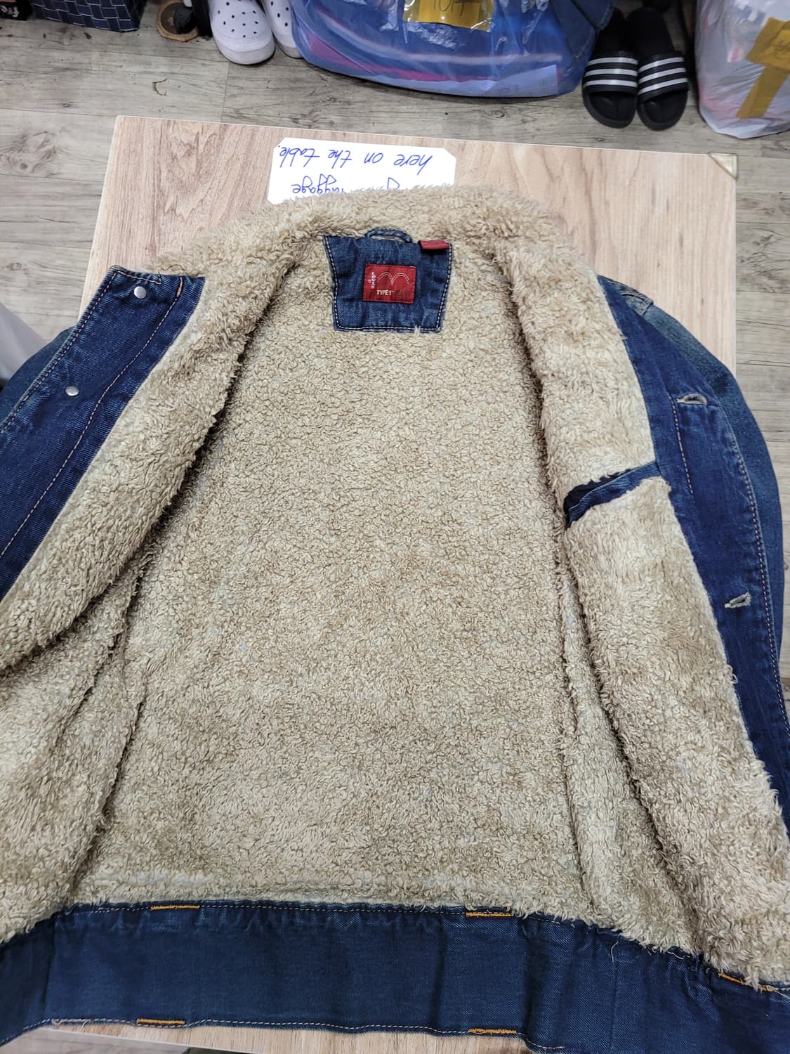 Levis 리바이스 Type1 데님 자켓 안감 후리스 청자켓 상품이미지6