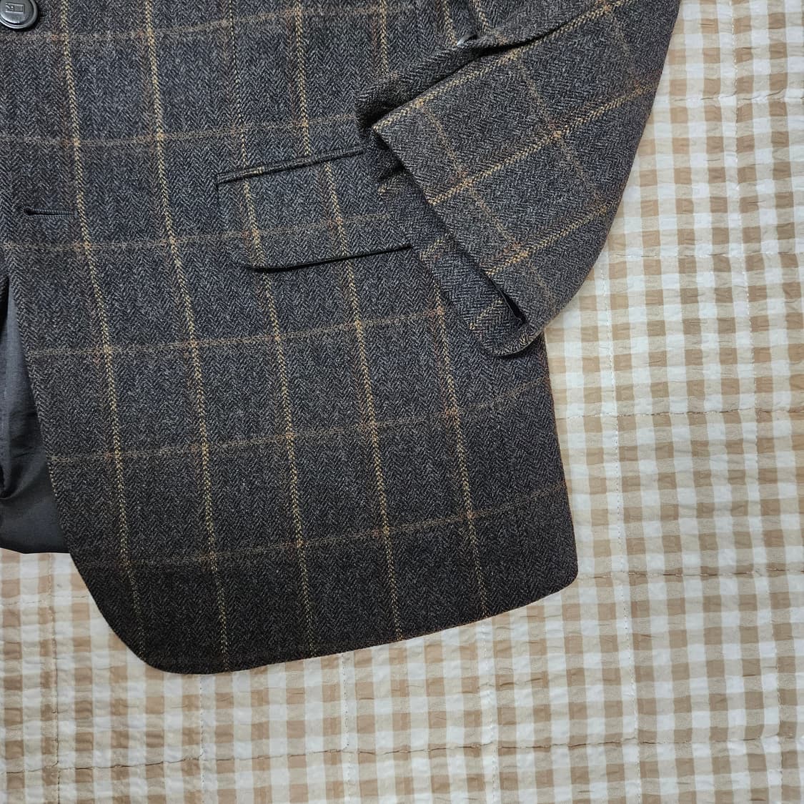 로가디스 울100 추동 블레이저 자켓 남자100 상품이미지4