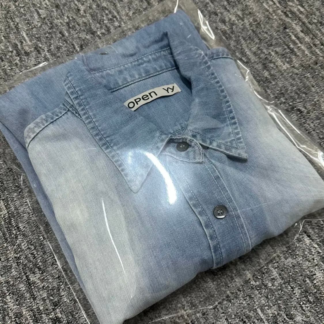 Open yy denim shirts 데님 셔츠 상품이미지5
