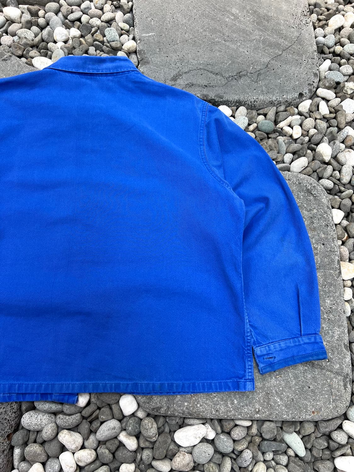 OLD VINTAGE WASHING BLUE SNCF 프렌치워크자켓 상품이미지9
