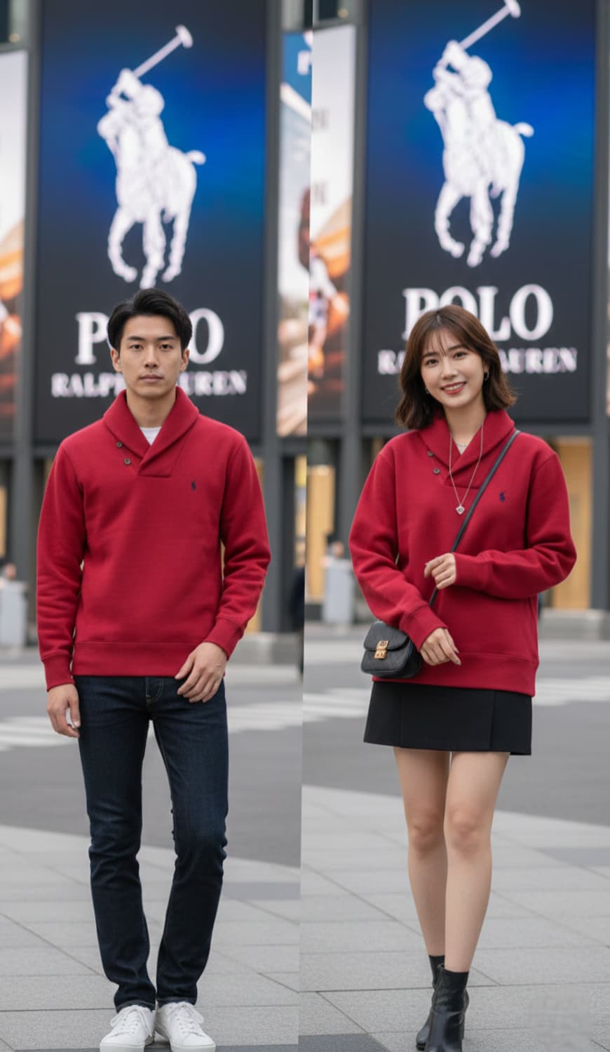 90/66.폴로 숄카라 맨투맨(공용) 상품이미지1