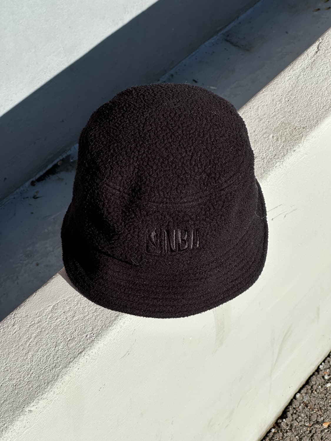 [S] NBA 엔비에이 로고 플리스 버킷햇 모자 상품이미지1