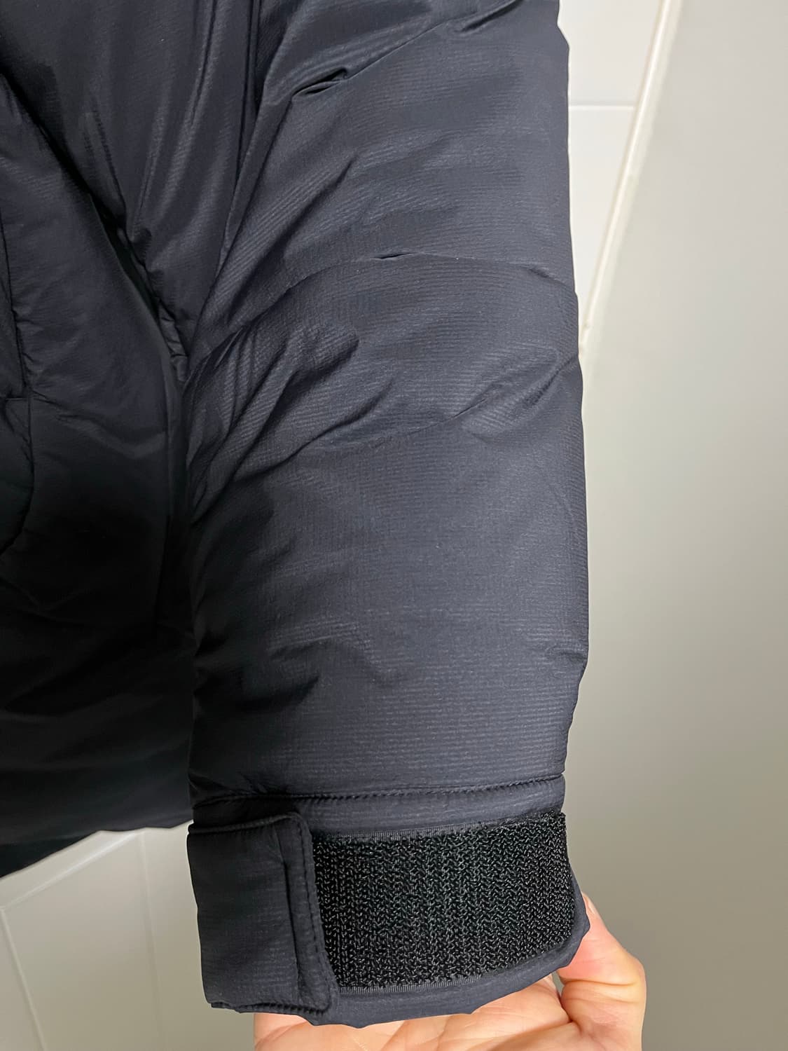 (새상품) 앤드원더 탑 플리스 코트 블랙 L-XL 상품이미지4