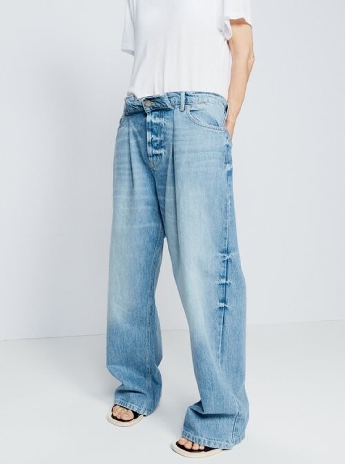 Raey 엑스트라 폴드 와이드 데님 상품이미지1