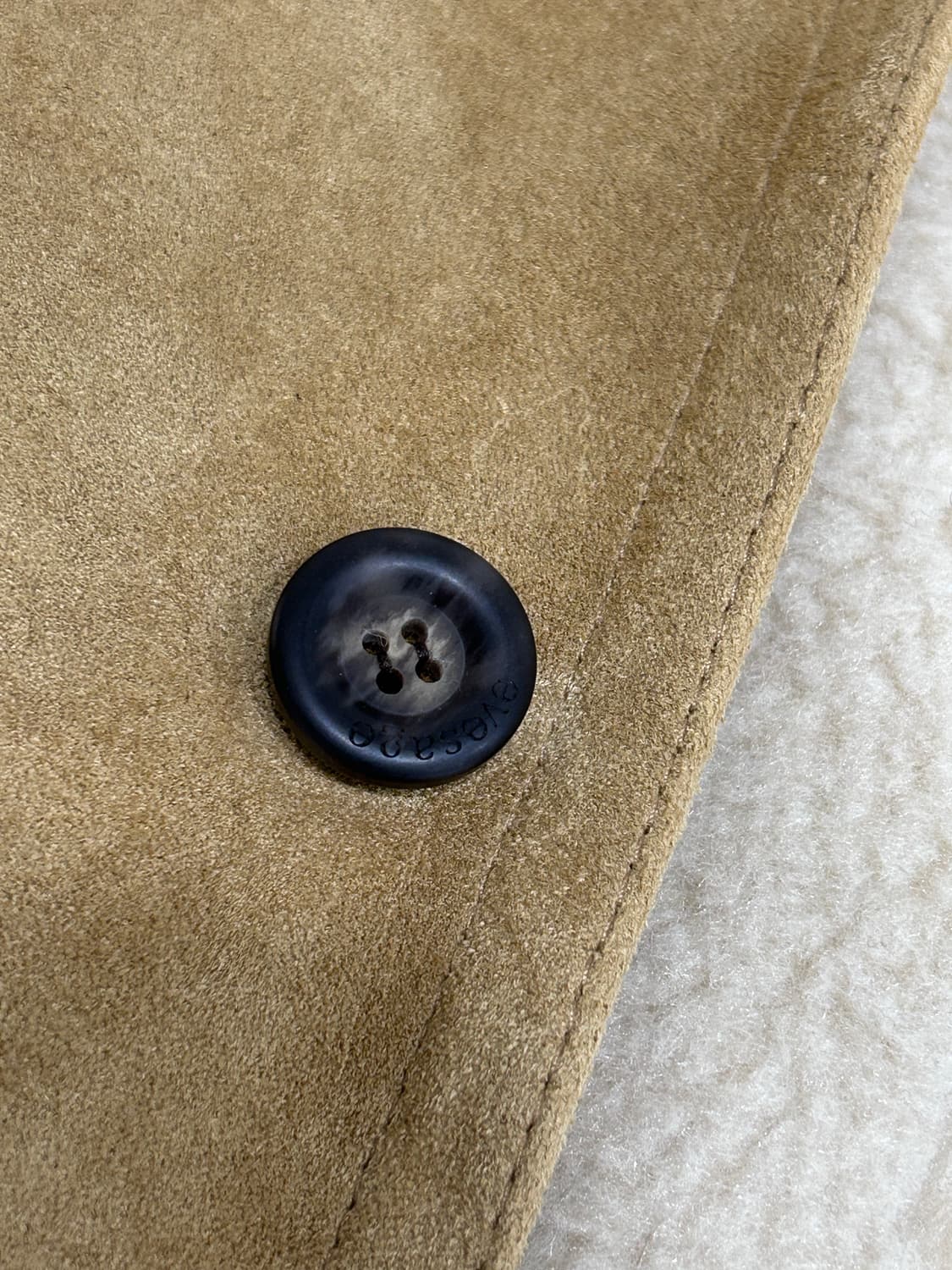 이브세이지 스웨이드 하프 무스탕 베이지 상품이미지8