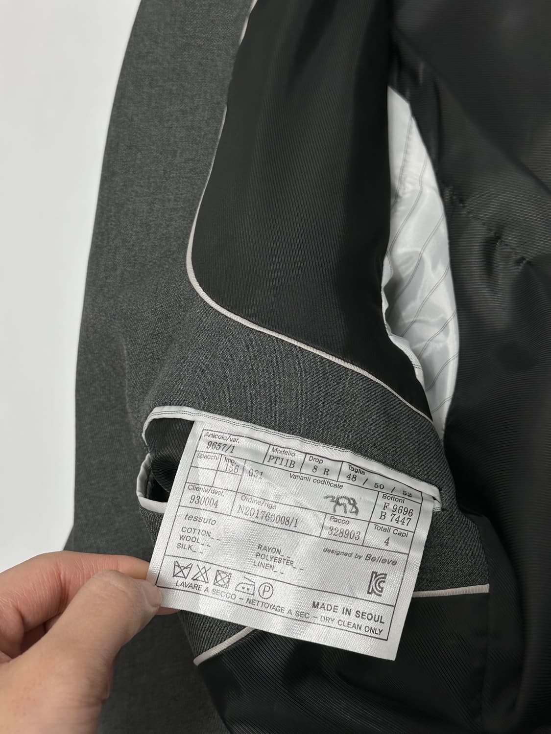 Believe 빌리브 2버튼 블레이저 자켓 상품이미지9