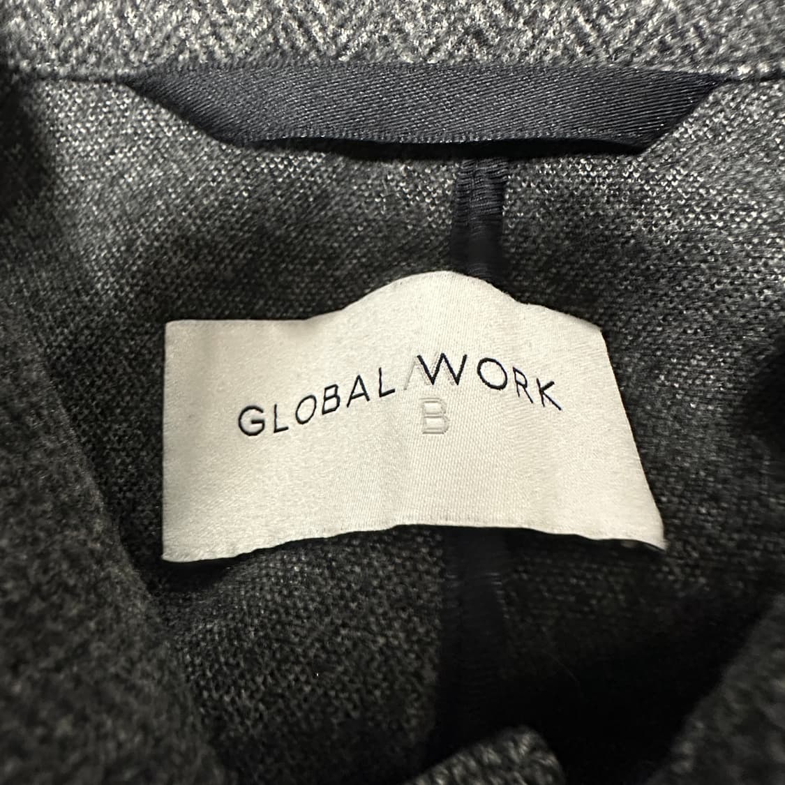 GLOBAL WORK herringbone balmacaan coat 상품이미지4