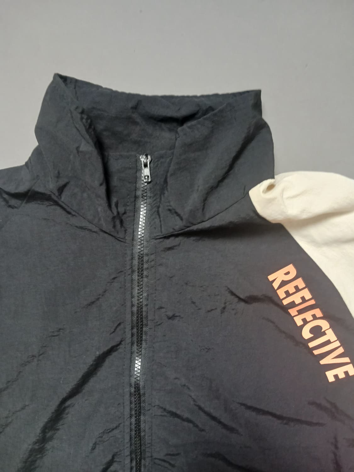 [프리] 샤인 형광컬러블록 리플렉티브 경량 바람막이 자켓 상품이미지2