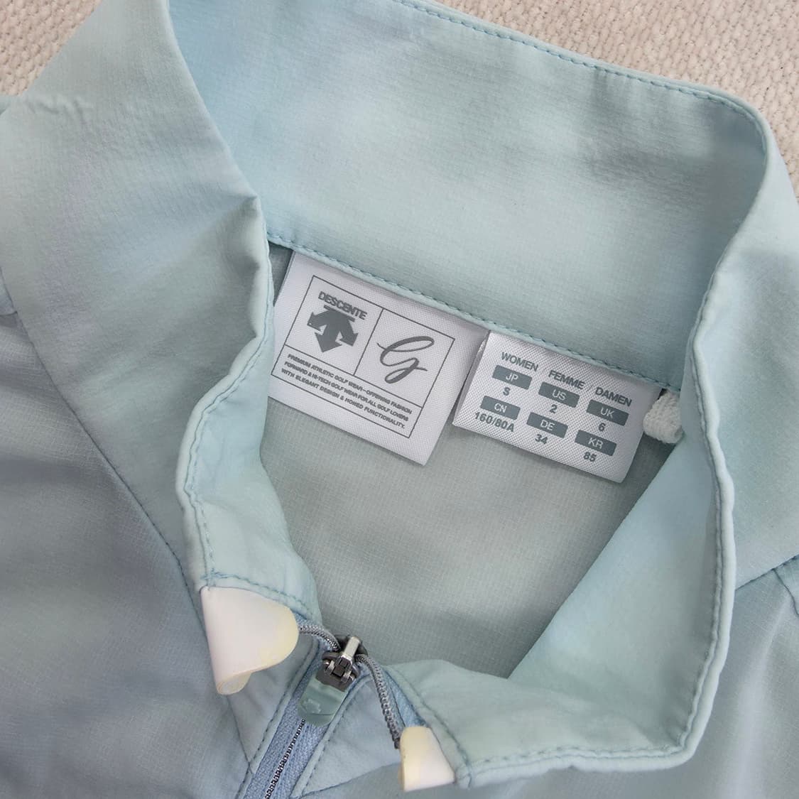 [85] 데상트 골프 경량 바람막이 집업 자켓 1223J2 상품이미지3