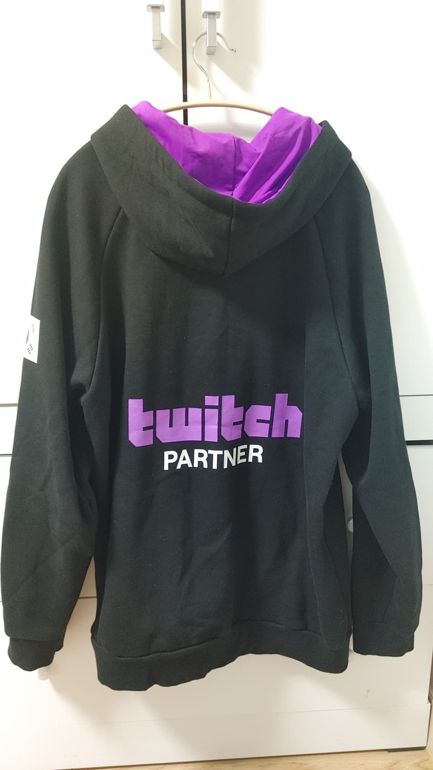 트위치 파트너 후드집업 프리사이즈 상품이미지2