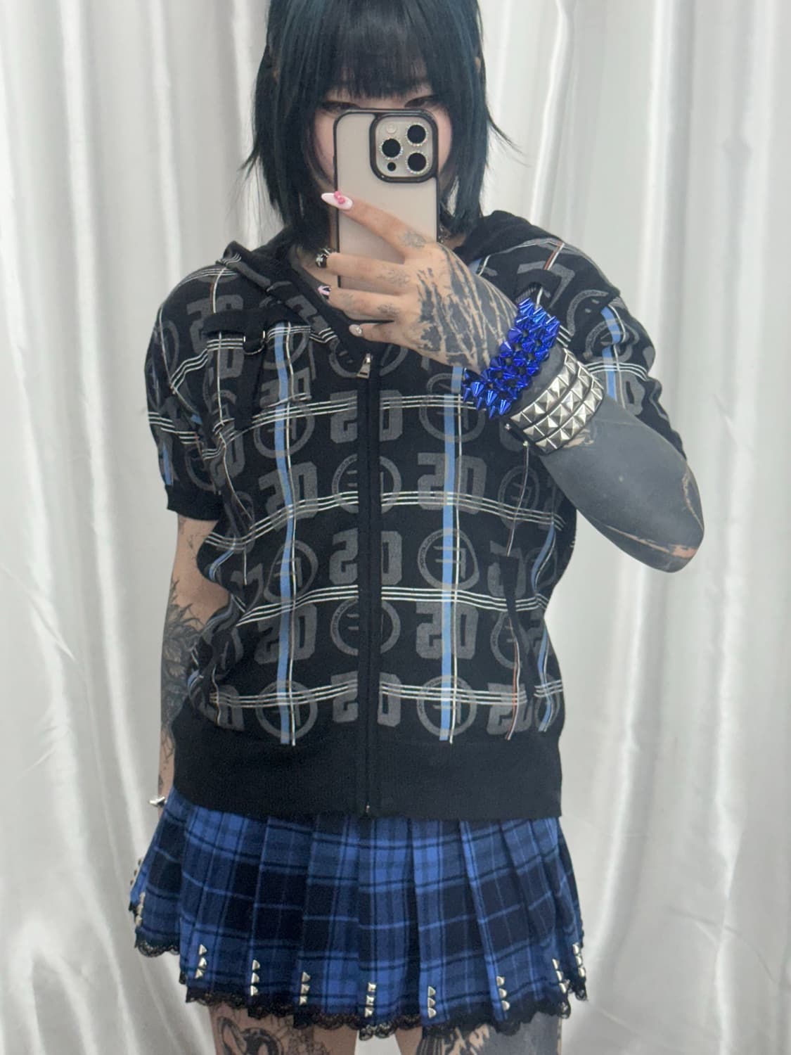 FUBU pattern hood zip-up 상품이미지2
