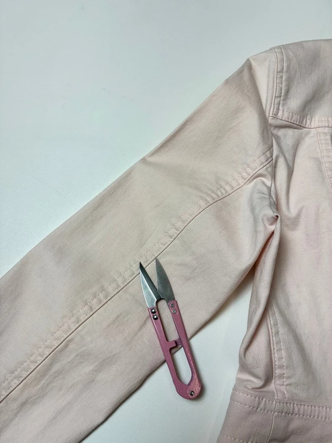 버버리 00's 재팬 핑크 숏 자켓 PN8267 상품이미지7