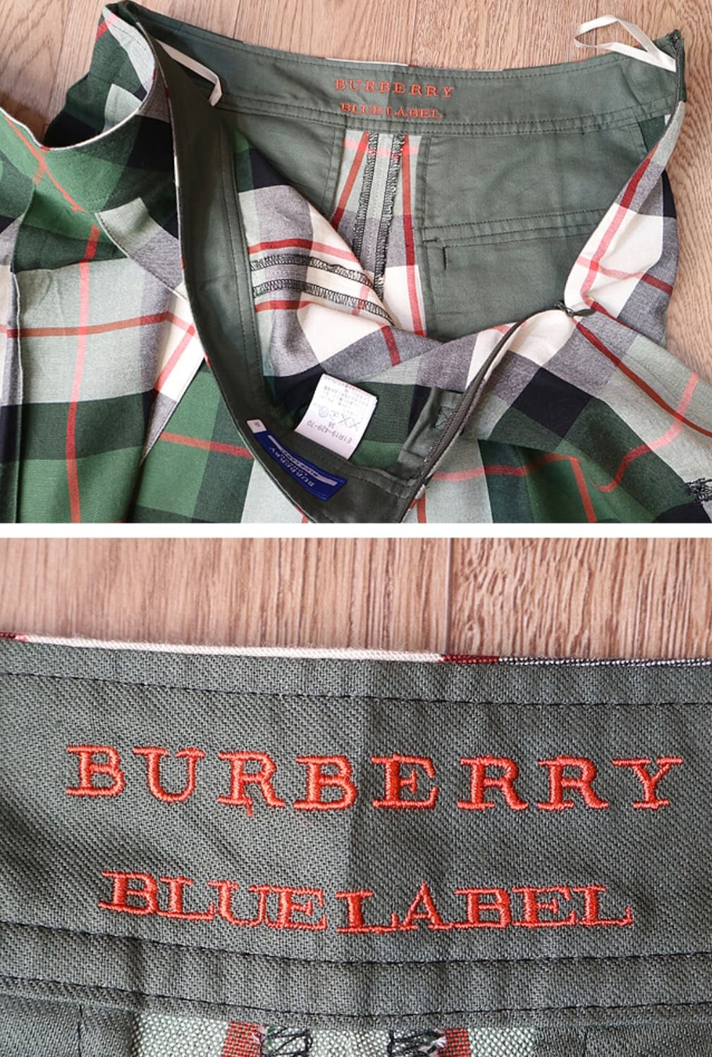  BURBERRY BLUE LABE 버버리 블루라벨 체크 치마바지 S 상품이미지9
