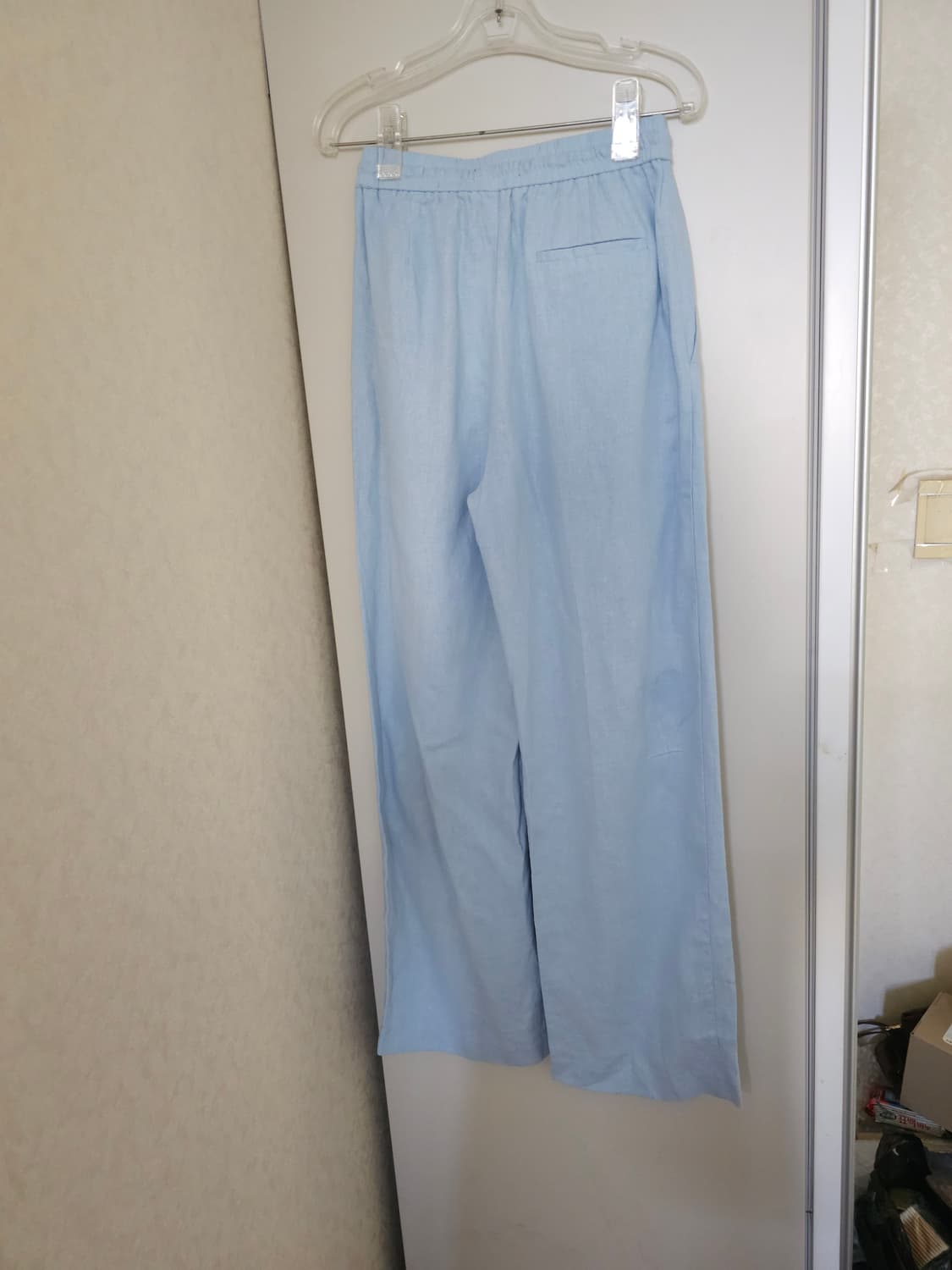 새상품)자라 린넨 밴딩바지 상품이미지3