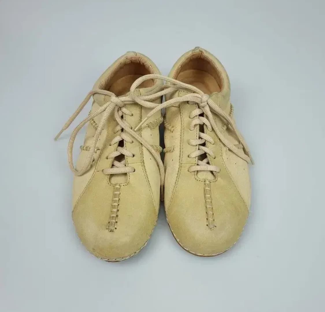 닥터마틴 스웨이드 레더 옐로우 스니커즈 신발 상품이미지2