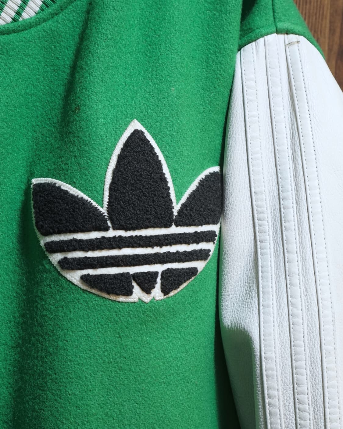 아디다스 캐나다 오리지널 레더 바시티자켓 상품이미지5