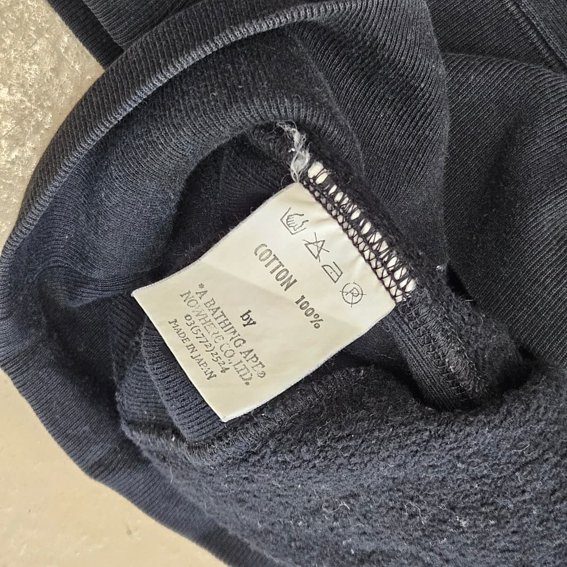 99-00 a bathing ape 베이프 캐시머니레코즈 맨투맨 M 상품이미지6