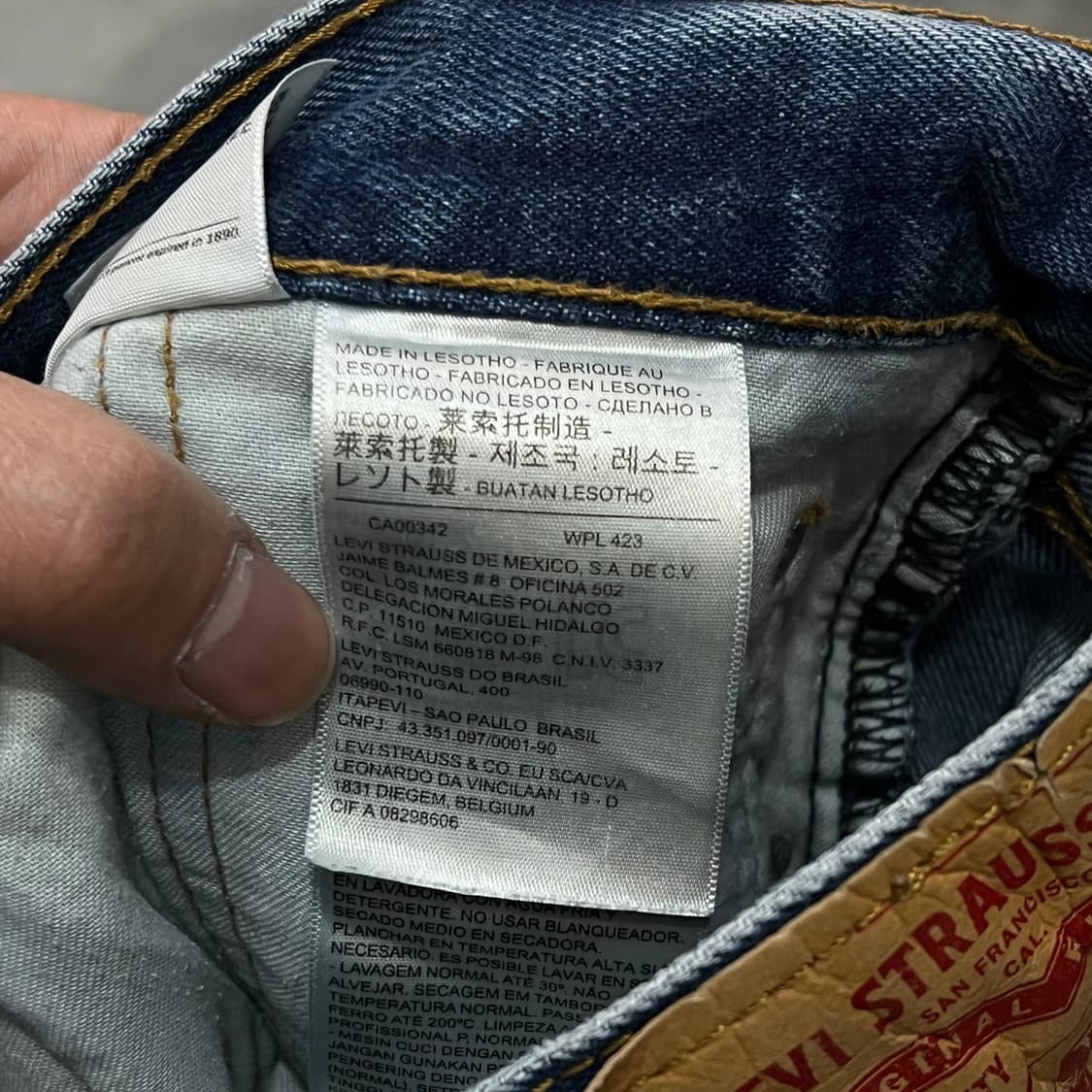  리바이스 505 데님팬츠 y15485 상품이미지6