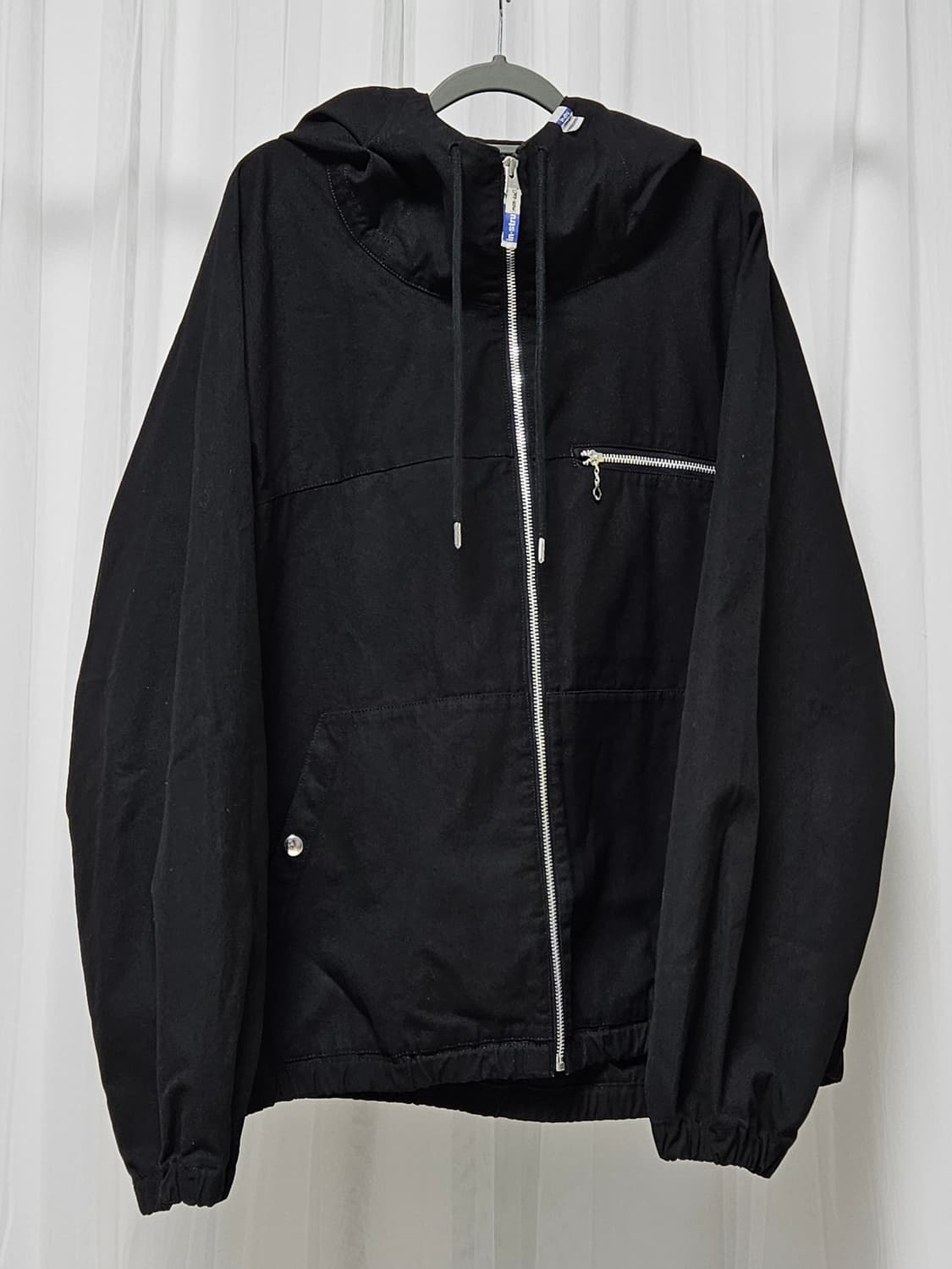[50]미하라야스히로 22ss 블루슨후드자켓 검정 I07BL011 상품이미지2