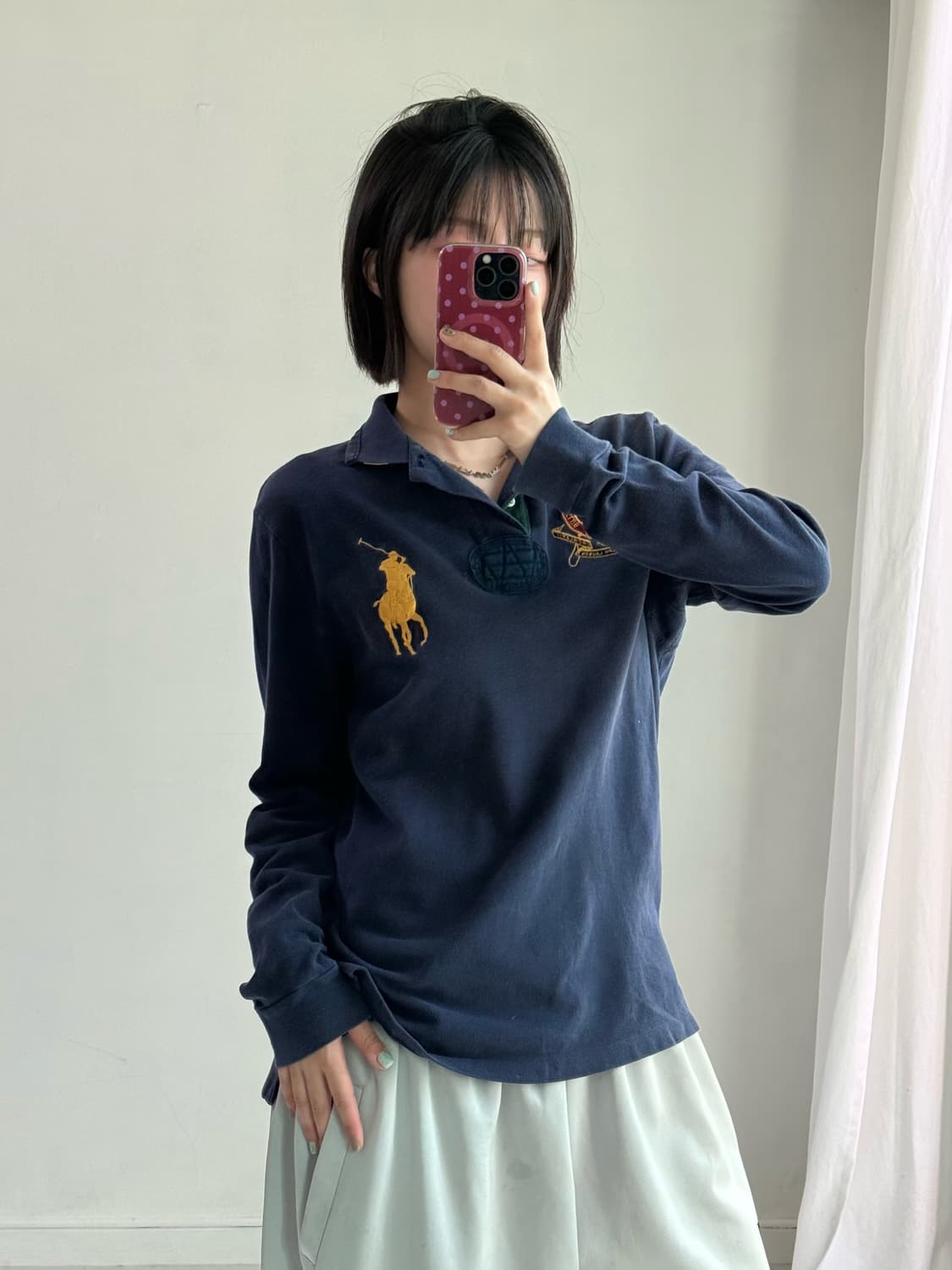 폴로 빅포니 네이비 롱슬리브 상품이미지3