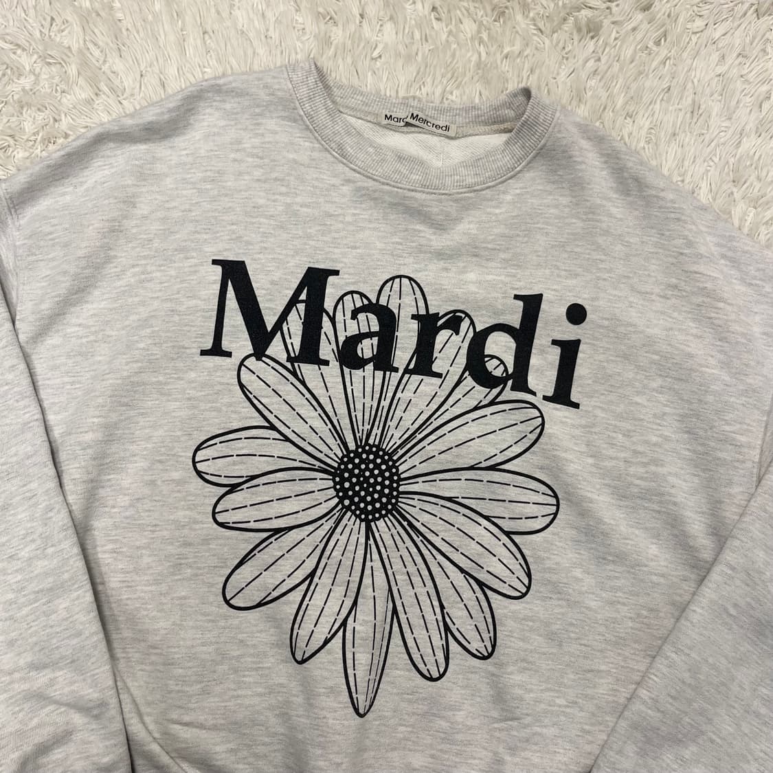 Mardi Mercredi melange sweatshirt 상품이미지5