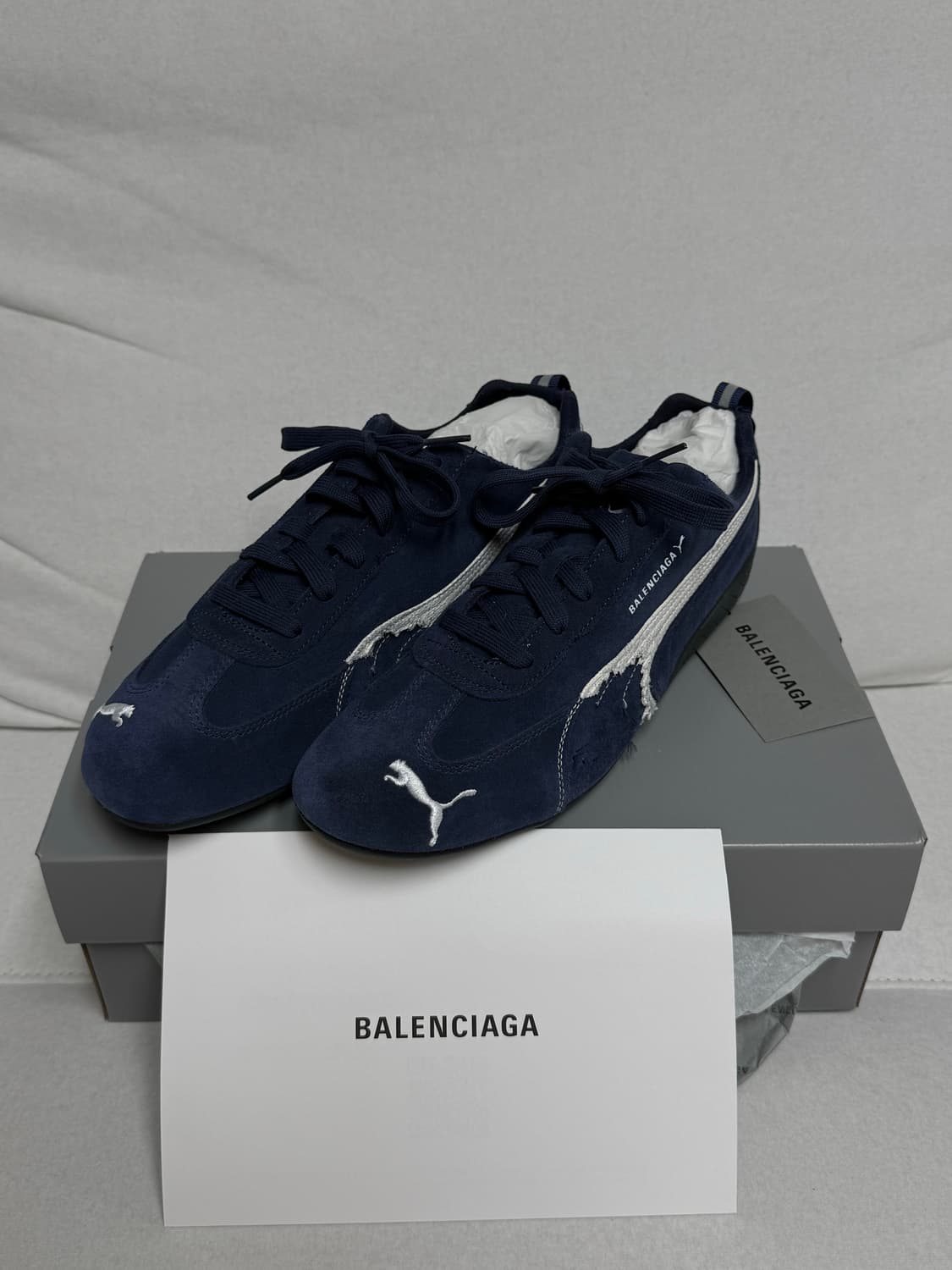 [43] 발렌시아가 퓨마 스피드캣 네이비 온라인 익스클루시브 상품이미지4