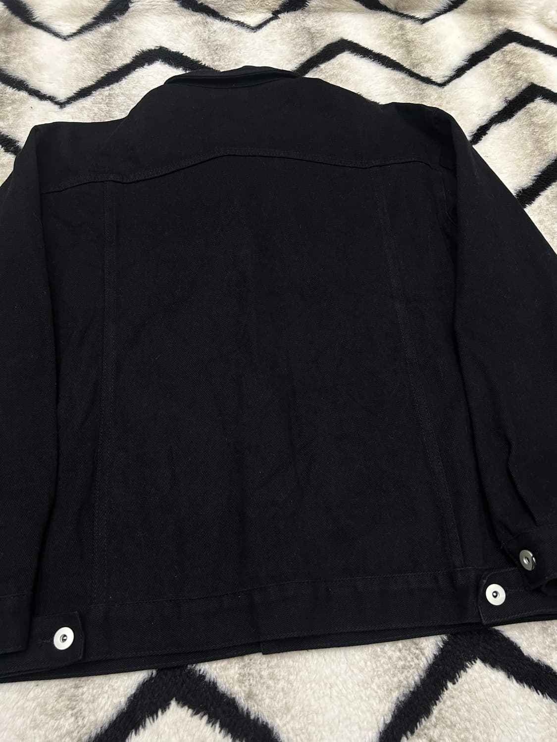 [L]파르티멘토 투포켓 데님 트러커 자켓/블랙 상품이미지4