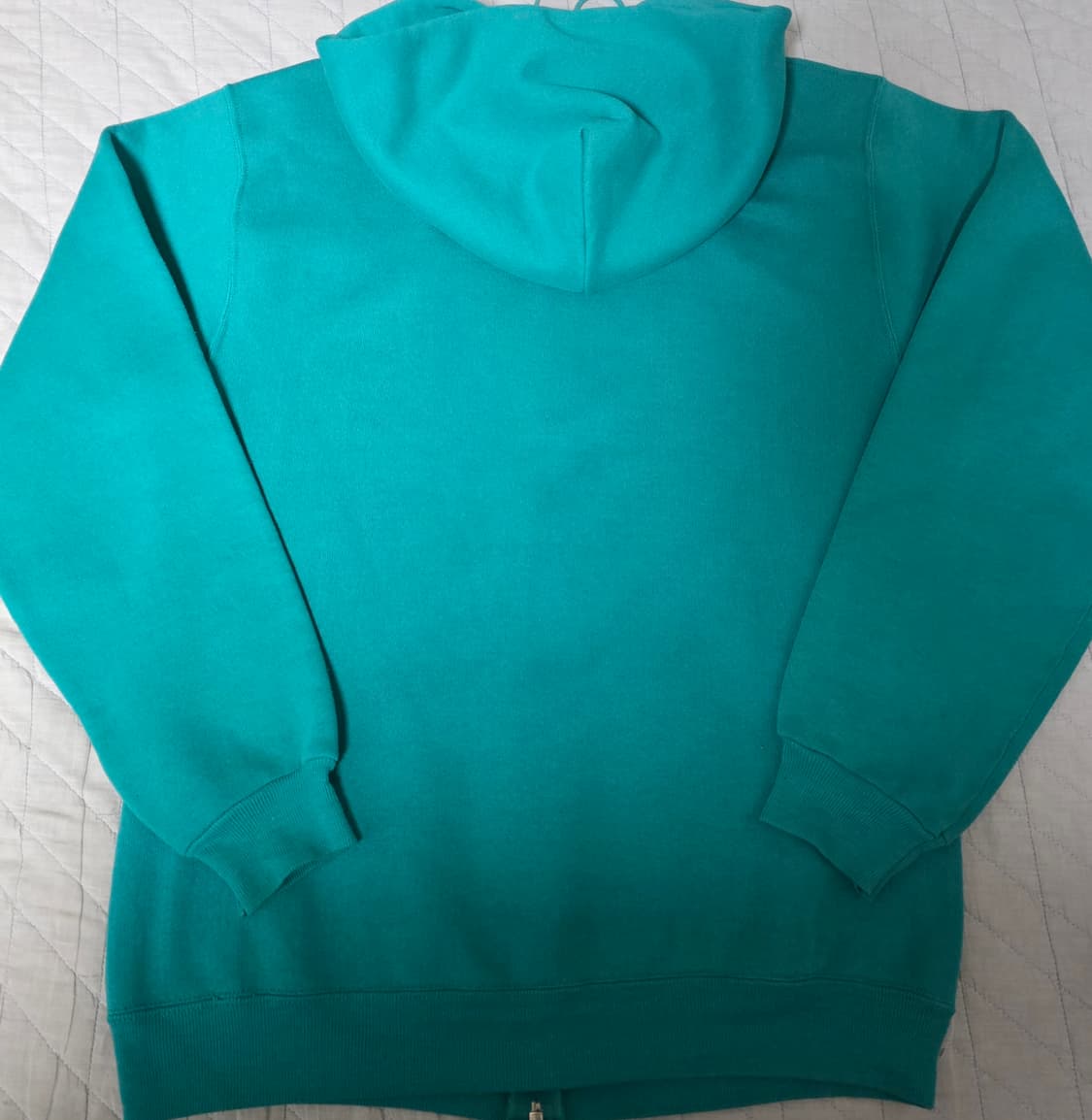 [L] 80s 러셀 애슬레틱 후드집업 틸그린 ver 레드택 상품이미지4